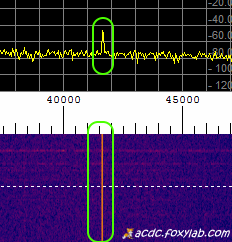 VLF сигнал 41,5 кГц