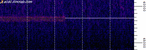 VLF сигнал 41,64 кГц