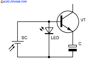зарядка ионистора от солнечной батареи