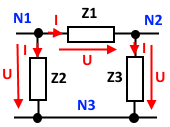 модель электрической цепи